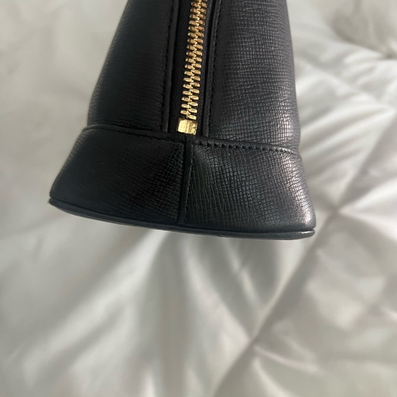 MCM Black Satchel with Gold Hardware - Picture 4 of 15